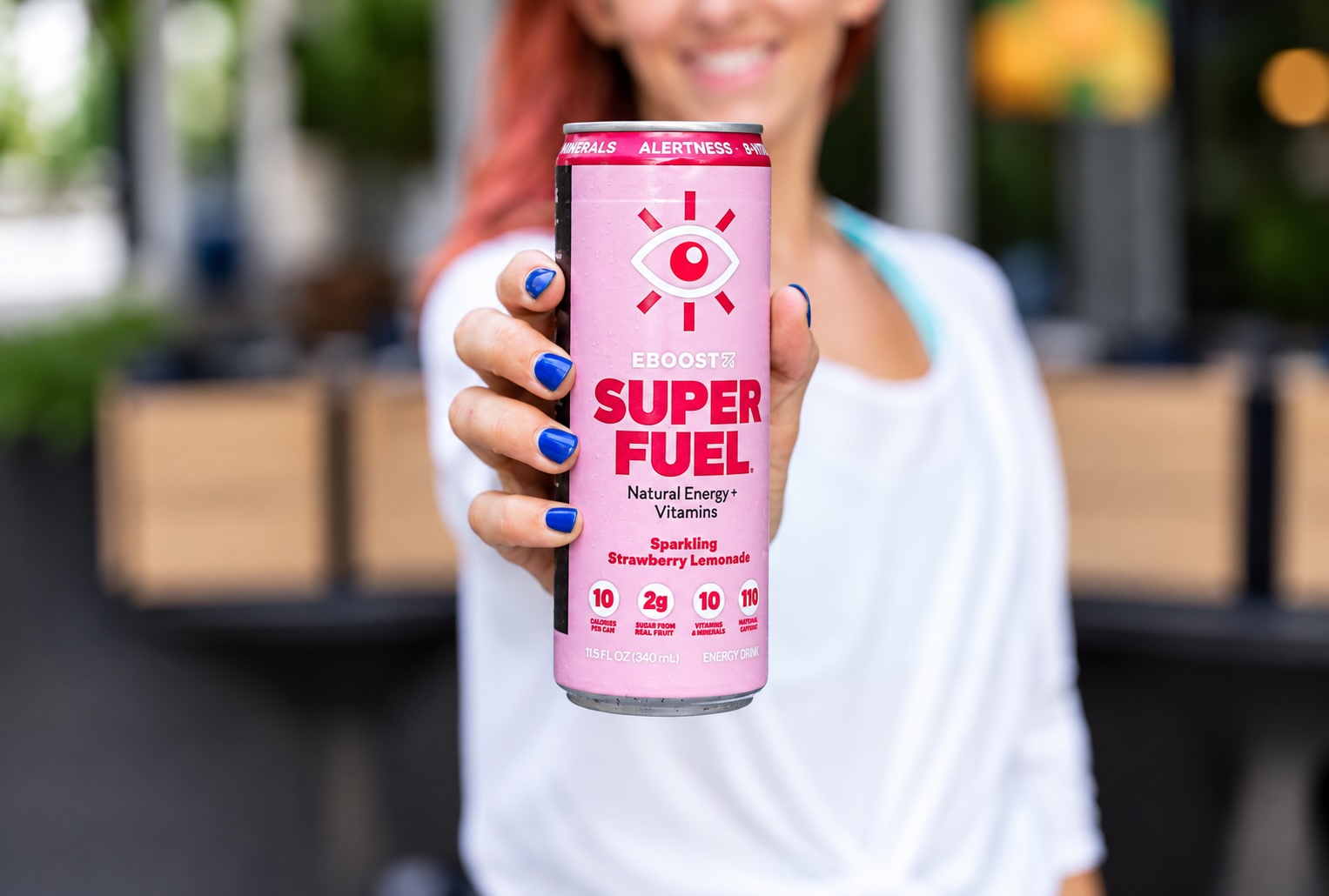 Product photographed for a fitness brand content production